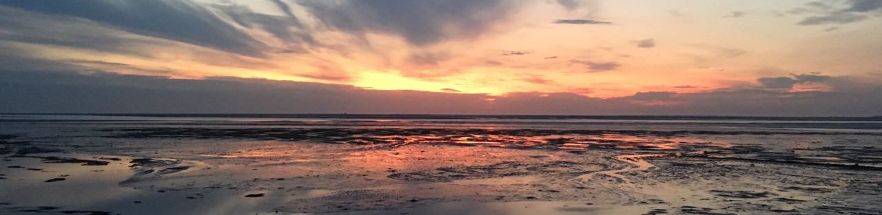 Sonnenuntergang Wattenmmer, Foto: Hagen Ermer